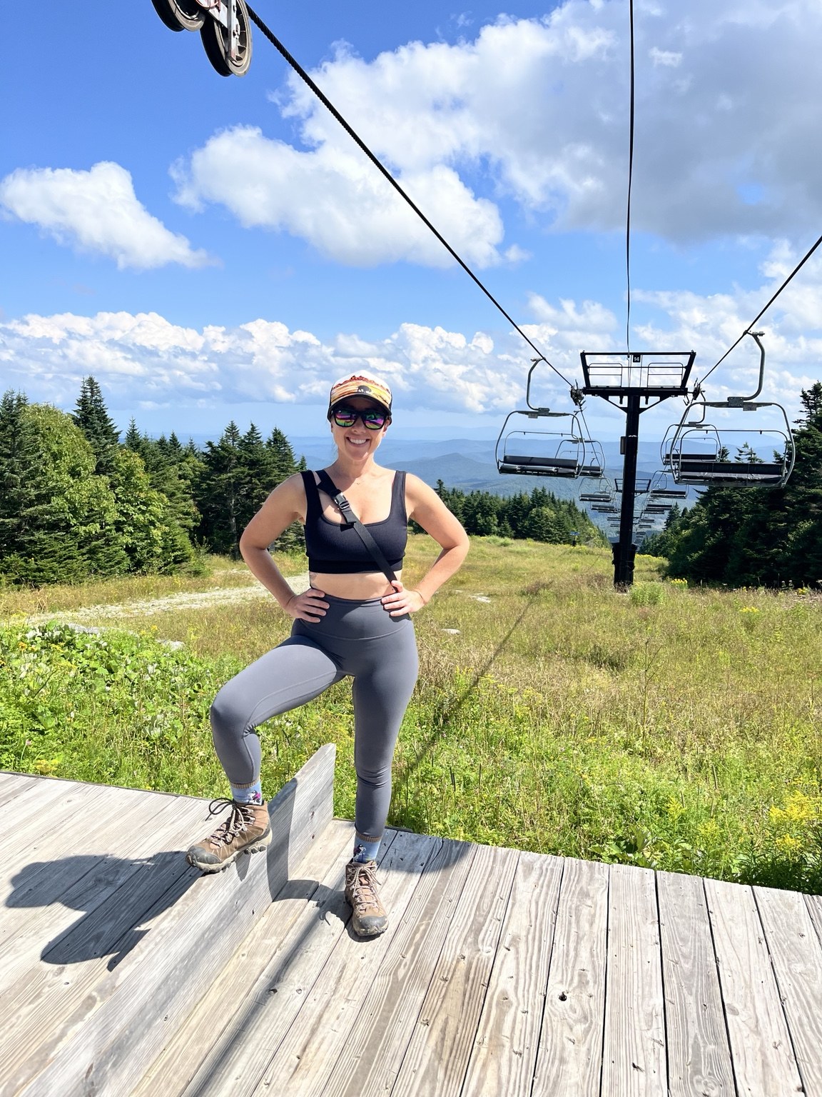 Bree enjoying the mountains in Vermont